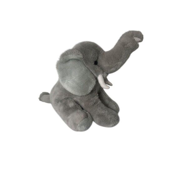 1992 MJC International Med Grey Soft Elephant Stuffed Animal Vintage Plush Toy - Picture 9 of 16